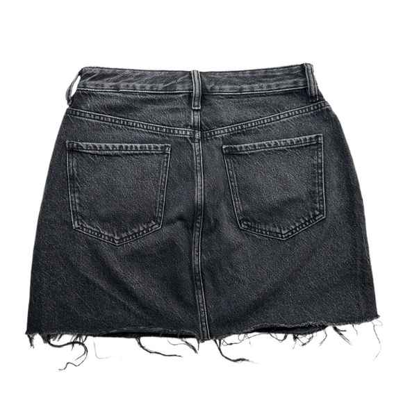 Pacsun Black Ultra High Waisted Denim Skirt Size 27 - Picture 3 of 5